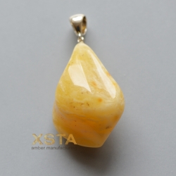 Natural unique amber pendant